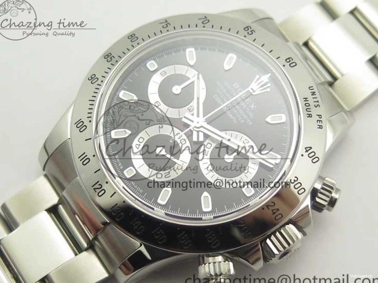 904L Bracelet 1:1 Black Daytona Edition Noob Dial Case 116520 Best SS and SA4130 1219